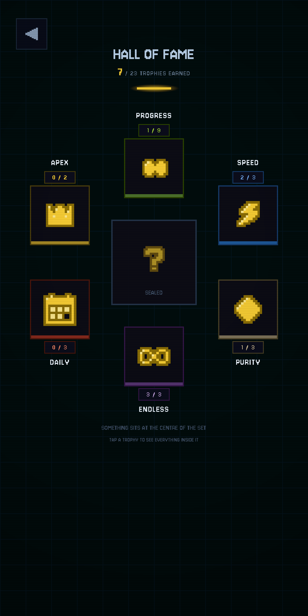 Hall of Fame · 7 of 23 trophies